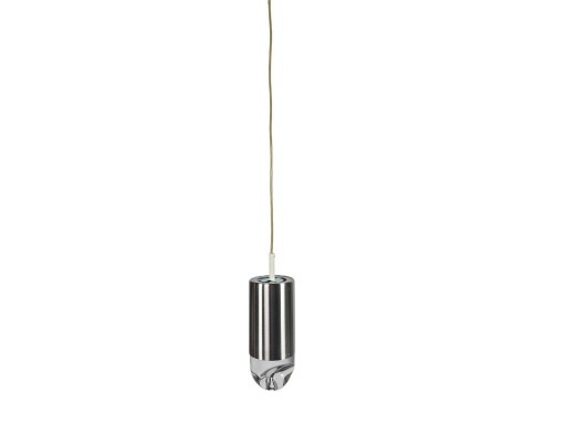 Raak Amsterdam - B 1015 - 'Bullet' Pendelleuchte - Aluminium - Kristall - Holland - 60er Jahre – hanglampen, Crystal