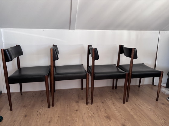 Image 1 of 4x chaise de salle à manger Aksel Bender Madsen