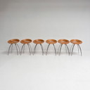Set di 6 sgabelli Magis Lyra, non rifiniti, realizzati da Sigurdur Thorsteinson.