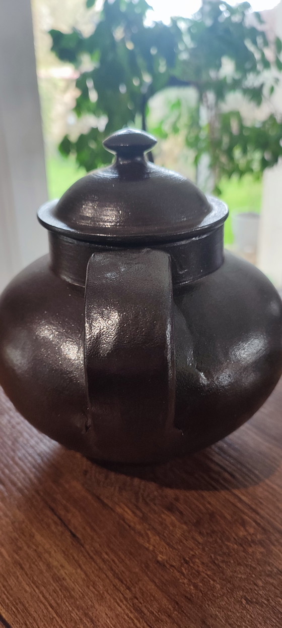 Image 1 of Tetera de gres vidriado Jean Dubost