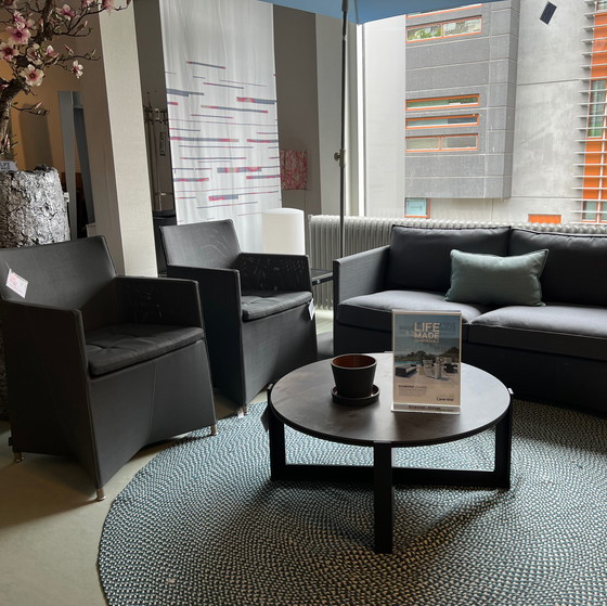 Image 1 of Cane-line diamond dining armchairs and garden bench