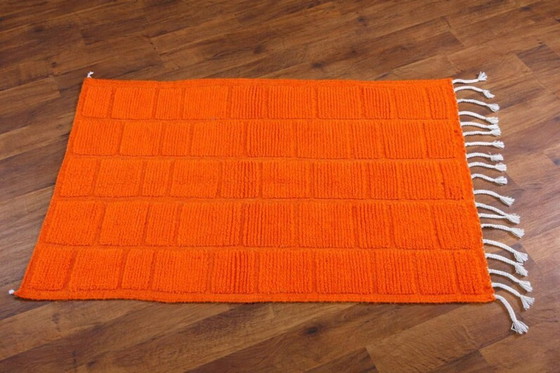 Image 1 of Tappeto arancione fatto a mano, 250 cm x 150 cm