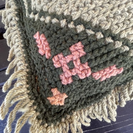 Antica Fodera per Cuscino Tradizionale Portoghese Arraiolos in Legno – Cuscini, Wool (photo 4 of 10)