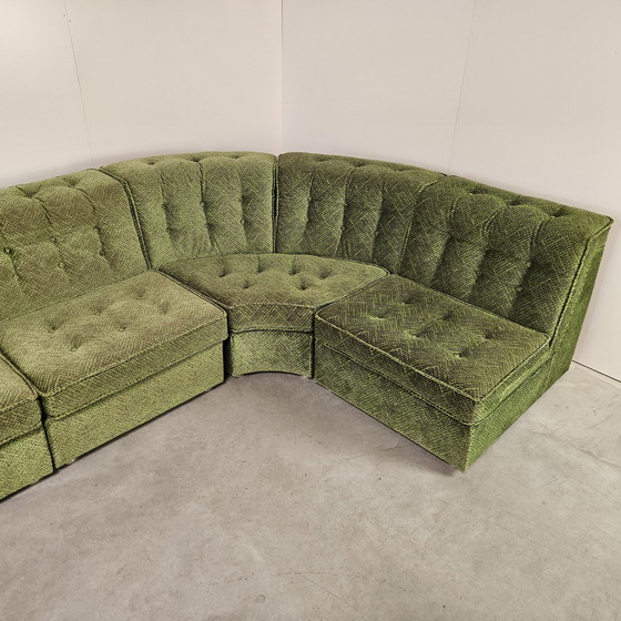 Image 1 of Vintage modulaire bank + fauteuil