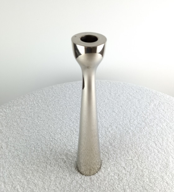 Image 1 of Candeliere vintage in cromo, design moderno di metà secolo, anni '70