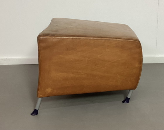 Image 1 of Montis vintage Windy cognac leren hocker