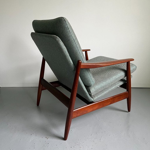 Dänischer Teak-Loungesessel aus den 1960er Jahren: Poul Vother Modell 350, Mid-Century Modern Sessel