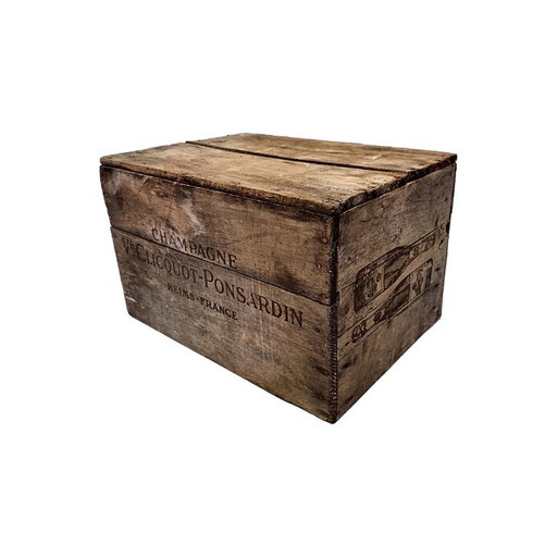 Coffret d'exportation de Champagne Veuve Clicquot Ponsardin antique