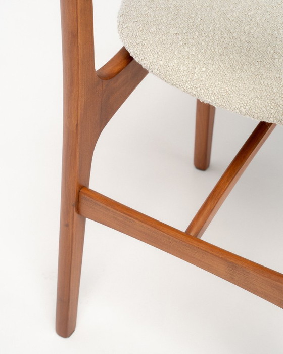 Image 1 of Vintage Mid-Century Dining Chair by Rajmund Hałas – Expertly Restored Vintage Piece