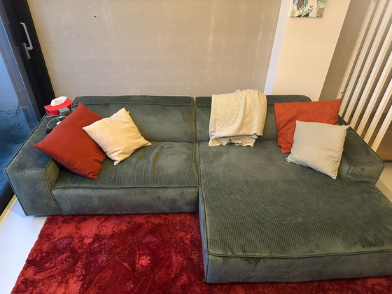 Image 1 of by fonQ Chunky Corner Sofa Chaise Right Dark Green - €700