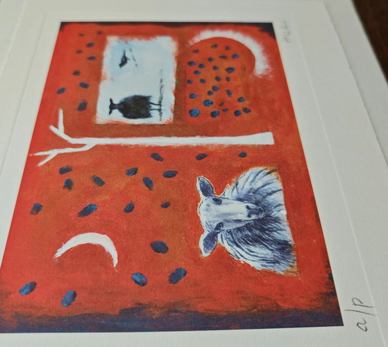 Philip Hicks Stampa Artist's Proof Firmata "Eclipse" (2018) Con Libro Mostra Firmato a Mano e Passepartout (photo 5 of 14)
