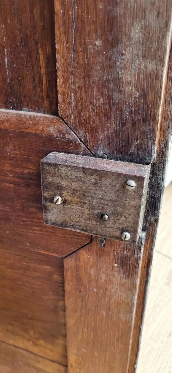 Armadio Louis XIII in rovere, bonnetière, XVIII secolo. – Wood (photo 7 of 8)