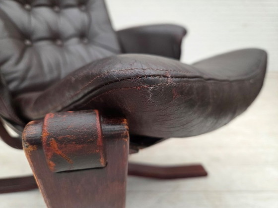 Anni '70, sedia norvegese di Sigurd Ressel, modello "Falcon". – Poltrone, Legno (photo 15 of 19)
