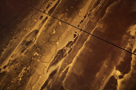 Image 1 of Very Rare Vintage Coffee Table 'Solaire Eruption' by Guy Lefevre France