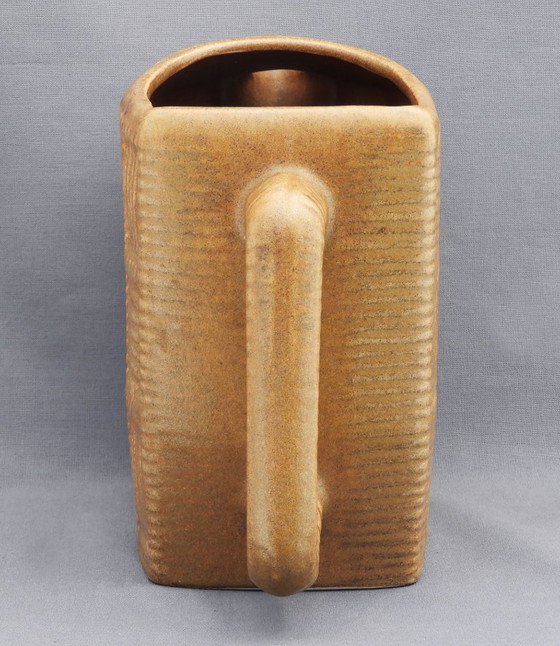 Brocca Vintage Mid Century Stile Bauhaus Barware C1950 Francia, Stoviglie, Ceramica, Giallo (foto 6 di 9)