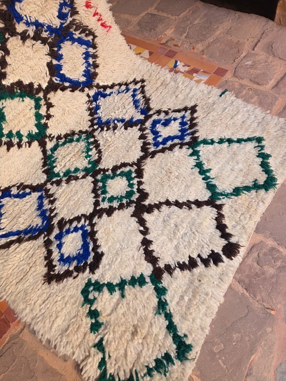 Image 1 of Klein vintage Ben Ourain-kleed 173 x 97 cm