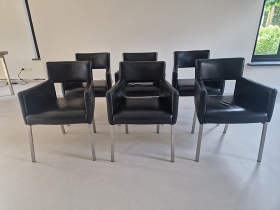 Image 1 of 6 chaises de salle à manger Foucault