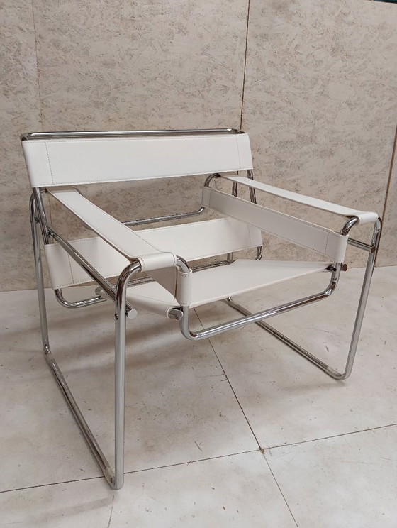 KNOLL Studio Poltrona WASSILY B3 NUOVA, in Cuoio Bianco – Poltrone, Leather (photo 3 of 83)