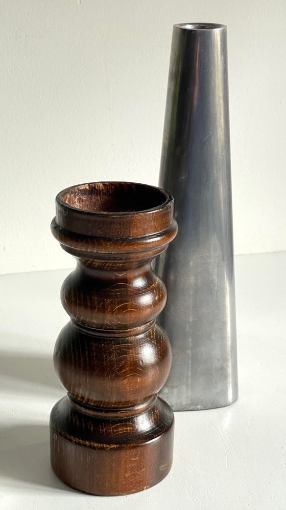 Image 1 of BOUGEOIRS Bois et Métal Ikea VINTAGE