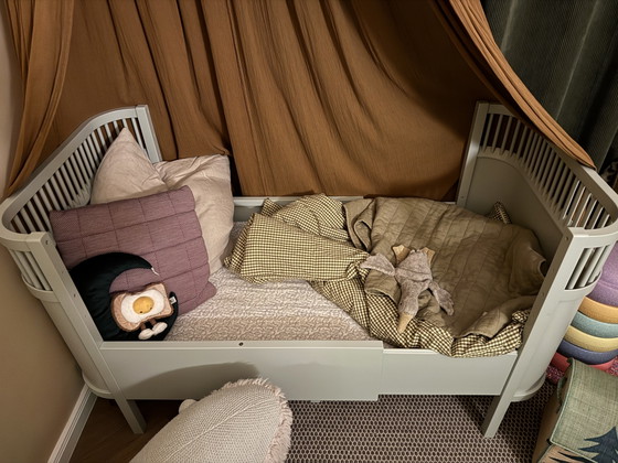 Image 1 of Lettino Sebra per neonati e bambini con materasso