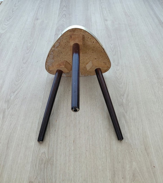 Image 1 of Vijftiger jaren bijzettafel in lichtblauw