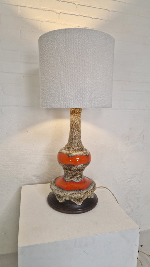 Cool vintage ceramic lamp, 70s