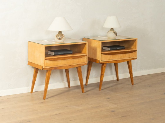 Image 1 of Nachtkastjes, Helmut Magg voor WK Möbel, jaren 50, Vintage
