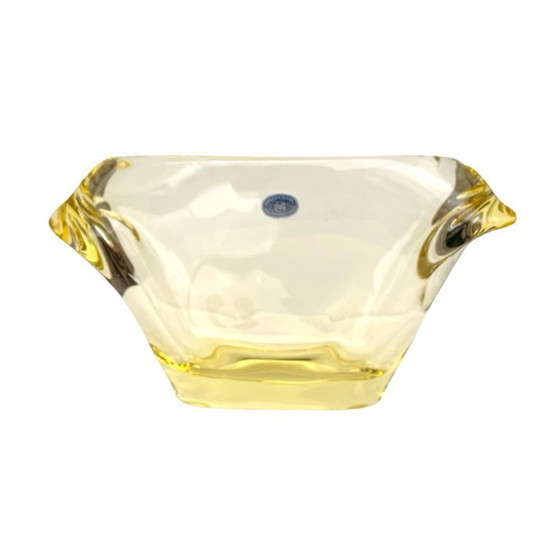 Image 1 of Glass vase designed by M. Klinger, Železný Brod Glass (ZBS), Czechoslovakia, 1960s.