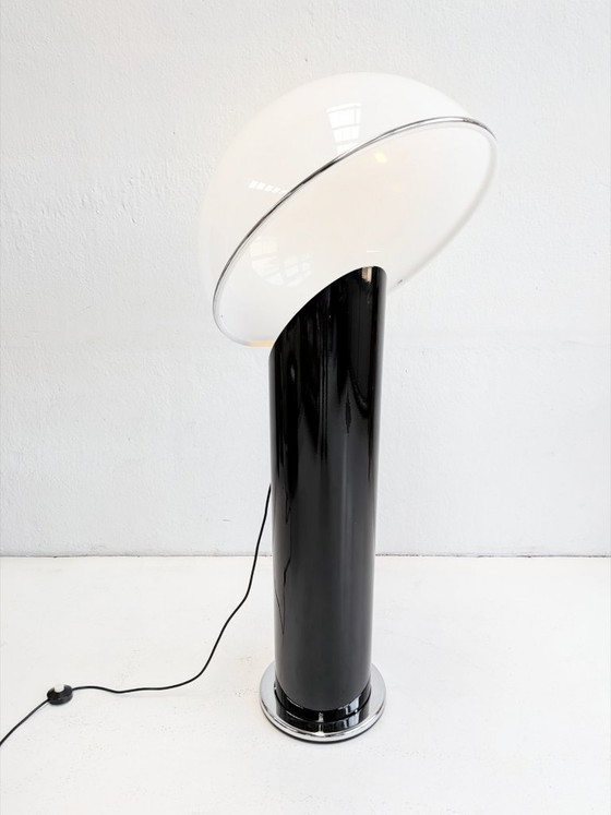 Lampada da terra 'Ciot' nera di Ennio Chiggio per Lumenform anni '70 – Lampade da terra, Poliestere (photo 4 of 14)