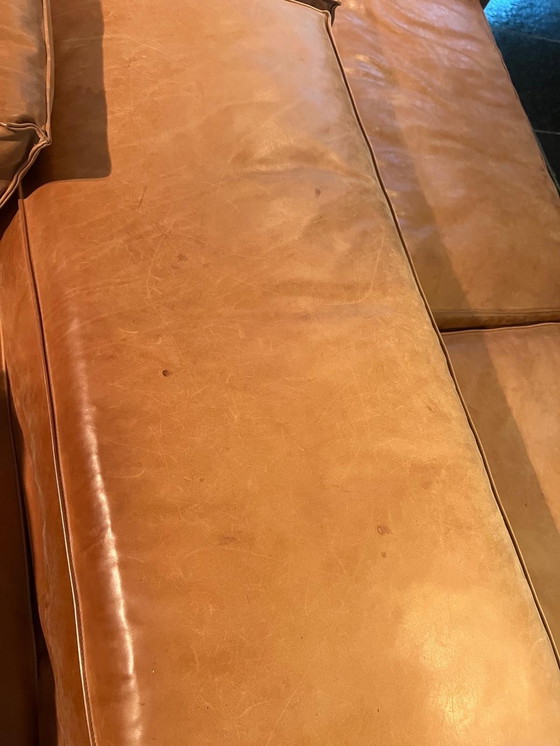 Image 1 of Living Divani extra soft Caresse Leather Cognac 10pcs +cushions