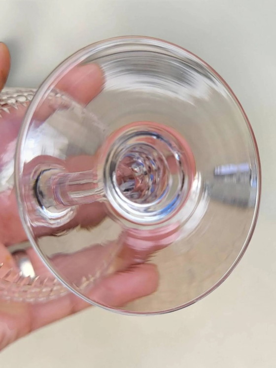 6 coppe da champagne in cristallo Baccarat / Nancy – Bicchieri e caraffe, Vetro, Art Deco (photo 7 of 11)