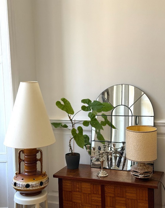 Image 1 of Fat Lava ceramic lamp - Mid century 1970