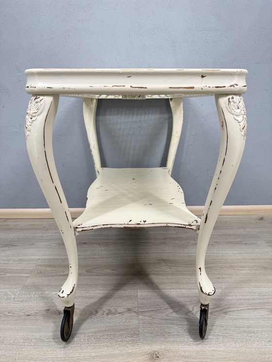 Image 1 of Chippendale serving trolley with webbing top