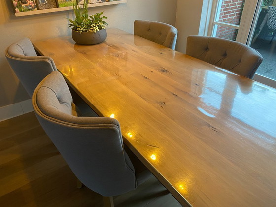 Image 1 of OLAV dining chairs, 4 pieces. Very comfortable chairs. Preferably gone today.