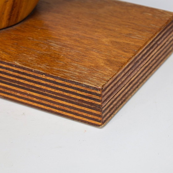 Image 1 of Abstract Organic Wood Sculpture by H. Hinfelaar, Netherlands, 1980s