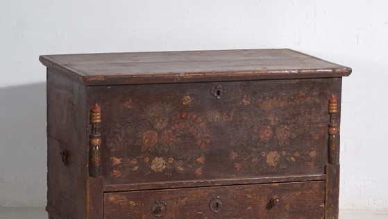 Baule contenitore antico datato Anno 1861 #23 – Cassettiere (photo 3 of 40)