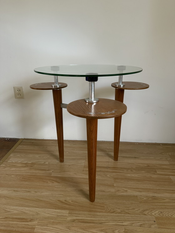 Image 1 of Bořek Šípek Table - Verre, bois et perle