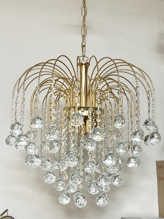 Image 1 of Lampadario vintage SWAROVSKI STRASS di taglia XL