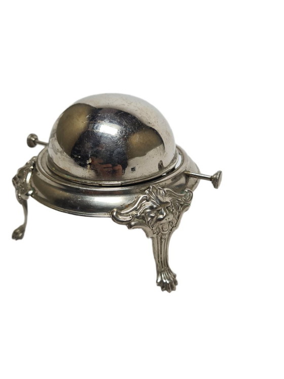 Art Deco kaviaarschaal, Zweden, jaren 1950 – Schalen, Metal, Silver (photo 5 of 6)