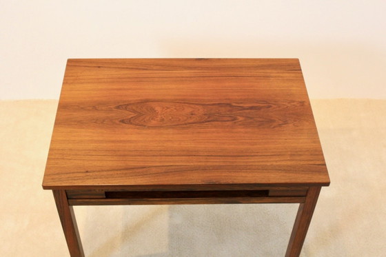 Mesa auxiliar Illum Wikkelsø para N. Eilersen, Mesas auxiliares, Madera, Marrón, Mid Century Modern (foto 3 de 9)