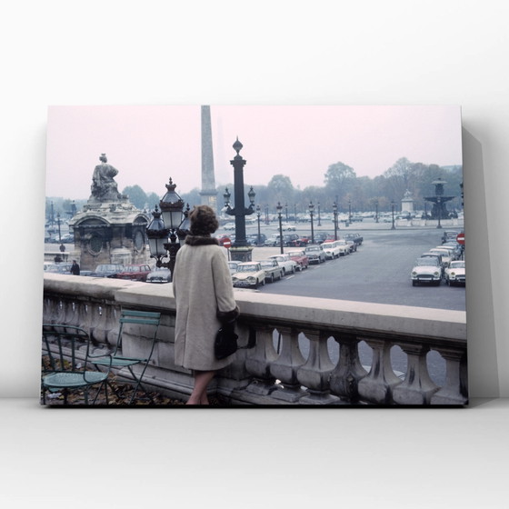 1x mid century Place de la Concorde, Parigi 1964 – Fotografie, Carta (photo 3 of 6)