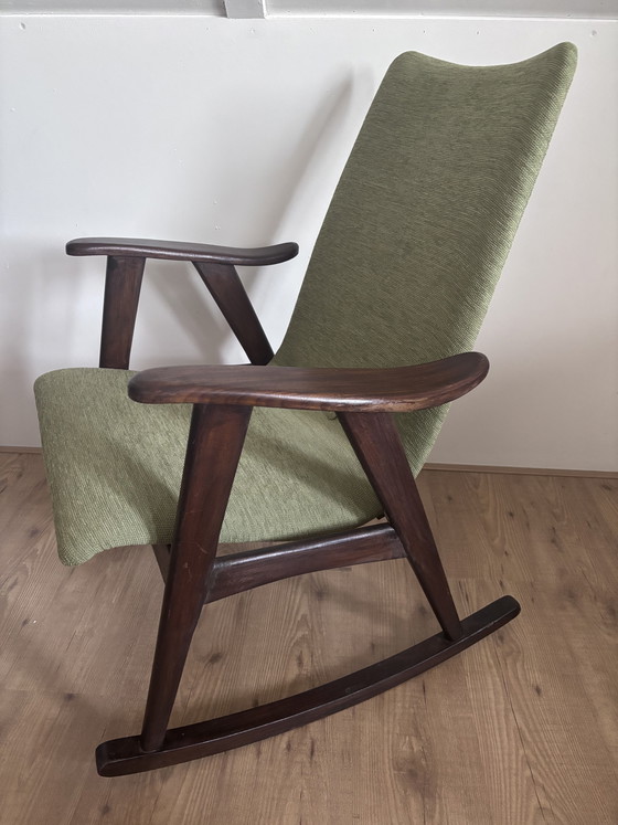 Image 1 of Louis van Teeffelen rocking chair Mid-Century Design