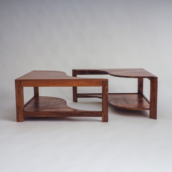 Image 1 of Wooden Yin Yang style Coffee Table