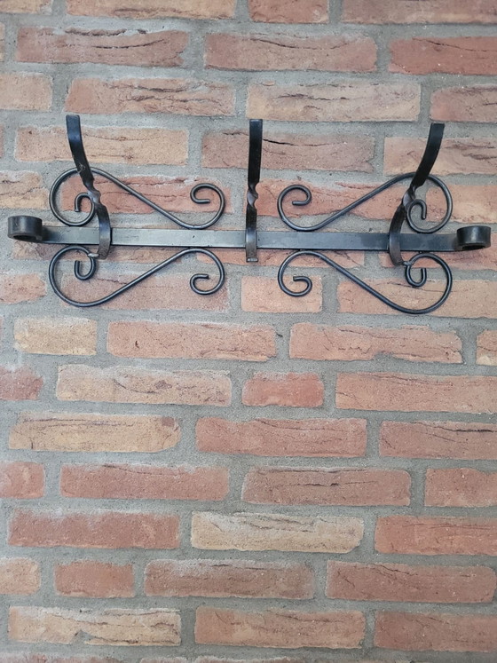 Appendiabiti in Ferro Battuto, Nero (foto 3 di 5)