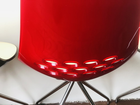 Image 1 of Vier Calligaris Italiaanse Vintage stoelen