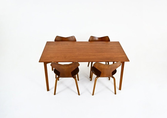 Image 1 of Dining set by Arne Jacobsen for Fritz Hansen, 1950s