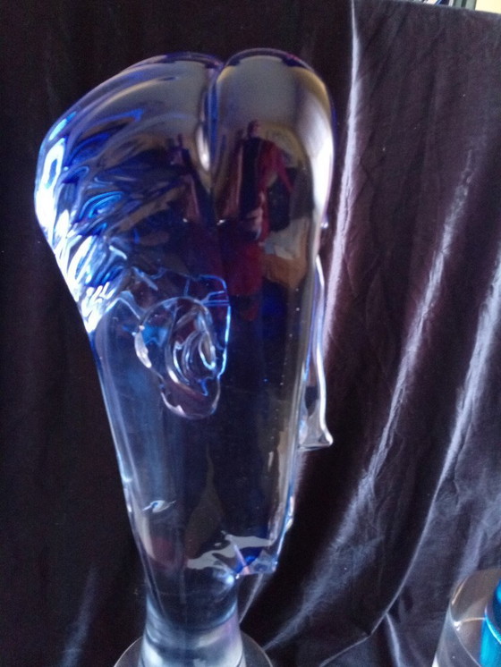 Image 1 of Murano glazen sculpturen brengen een eerbetoon aan Modigliani.