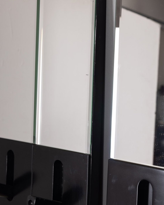 Image 1 of Coppia di appendiabiti da parete con specchi vintage del design italiano degli anni '70