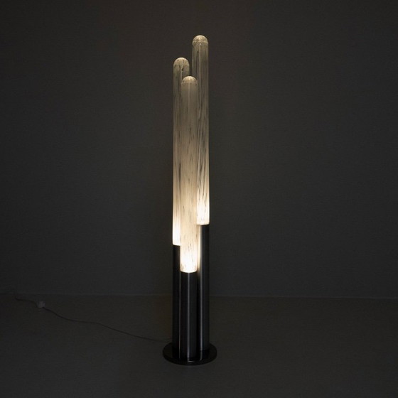 Image 1 of Lámpara de pie rara de Aldo Nason para Mazzega Murano (aprox. 1965)