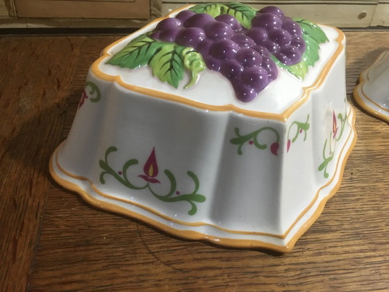 Decorative jelly mold – Table accessories, Porcelain, Vintage (photo 4 of 10)